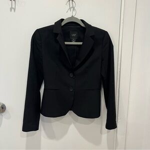 J. Crew Super 120’s Black Suit Jacket Size 0